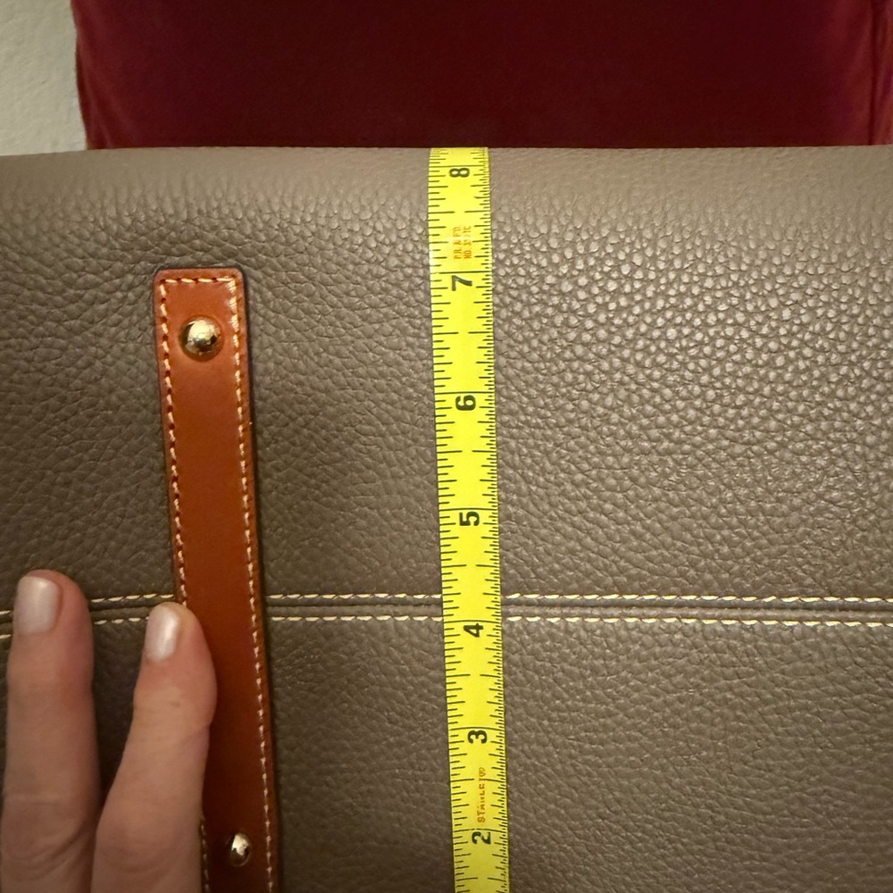 Dooney & Bourke Gray and Brown Satchel - Picture 11 of 16